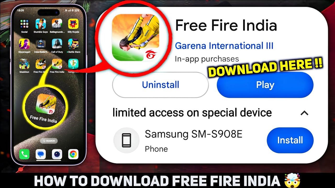 Free Fire India Launch Date: बहुत बड़ी खुशखबरी, इस समय से फ्री फायर इंडिया होगा डाउनलोड। पूरी खबर पढ़े -