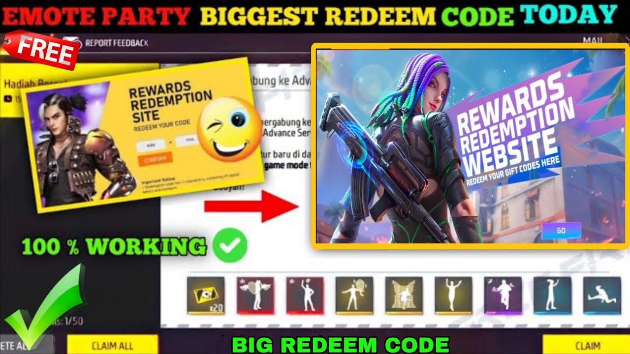 Free Fire Max Redeem Code Today 28 July: नए रिडीम कोड अभी हुआ जारी,100% फ्री में पाए इमोट -